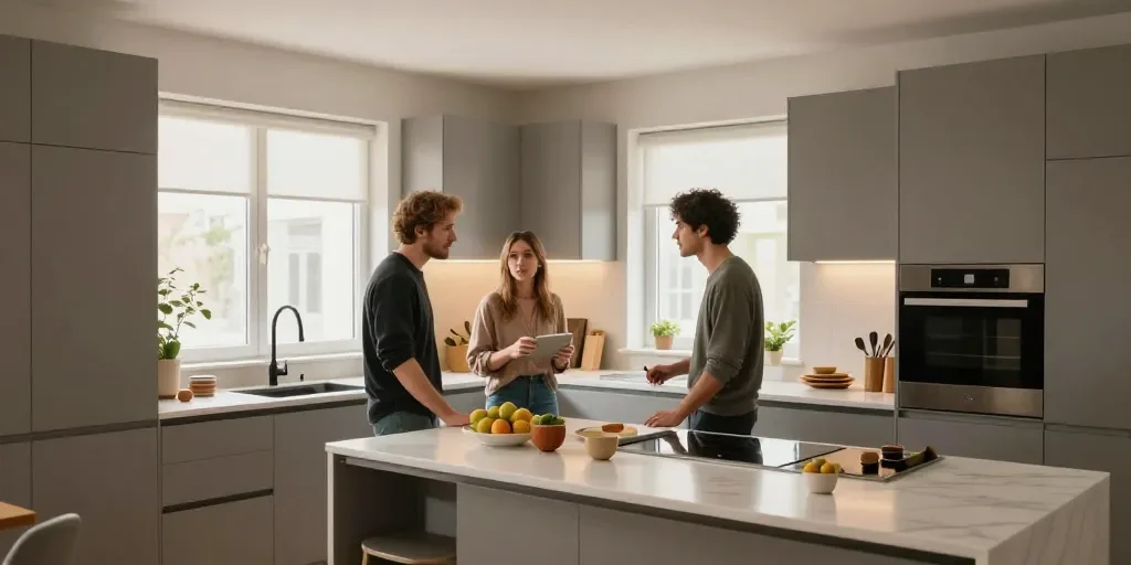 Aménager la cuisine sans penser au triangle d'activité : pourquoi les règles classiques vous bloquent
