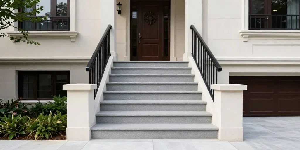 Escalier extérieur : pourquoi l'entrée maison avec escalier extérieur est devenue l'atout majeur de la première impression
