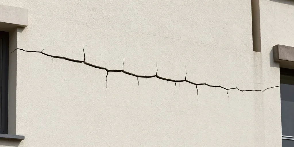 Fissure horizontale mur extérieur maison : pourquoi l'évolution compte plus que la largeur