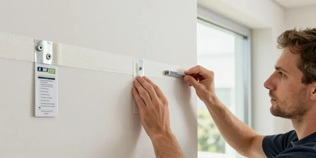 Fixer meuble au mur sans percer : le vrai coût de sécurité que personne ne calcule avant de choisir sa solution