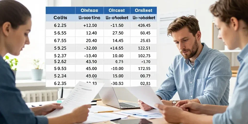 Le reste à charge réel : tableaux comparatifs par geste