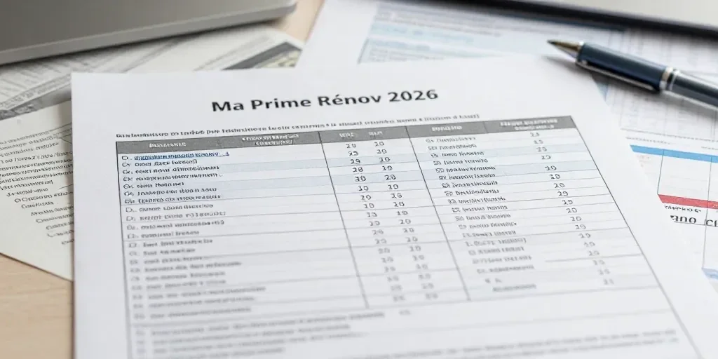 Ma Prime Rénov 2026 tableau: le vrai coût caché que personne ne vous dit sur la réforme de septembre