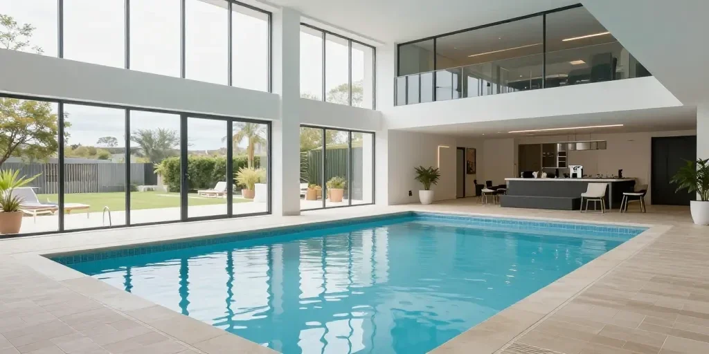 Piscine intérieure chauffée toute l'année : pourquoi les familles urbaines renoncent aux hôtels pour louer une maison avec accès privatif