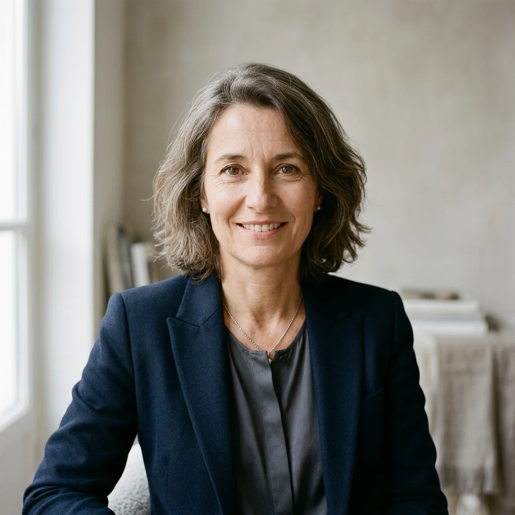 Portrait d'Isabelle Mercier, rédactrice en chef de Maison Verdure